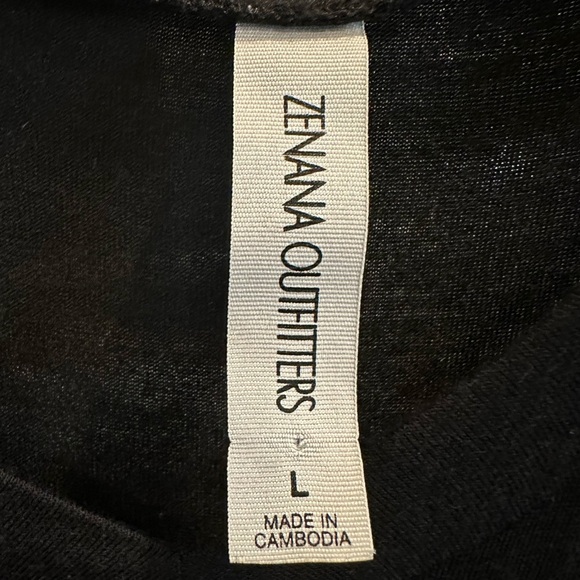 Elegant Black Maxi Dress V-Neck size Large - Picture 3 of 4